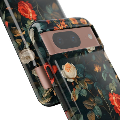 Floral Phone Case | Tough Cases with Elegant Design | Gift for Her, Mother's Day, Birthdays, Personalized, Trendy Tech Accessories