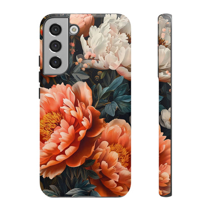 Floral Phone Case - Tough Cases, Durable Cover, Flower Design, Unique Gift, Phone Accessories