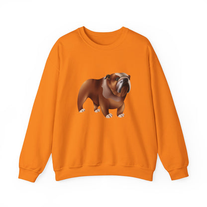 Unisex Heavy Blend™ Crewneck Sweatshirt Elegant - Adorable British Dog