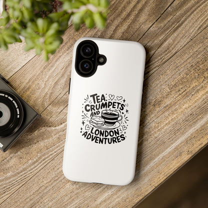 London Adventures Phone Case - Tea & Crumpets Design