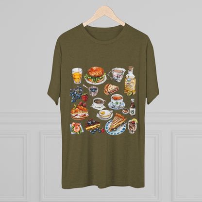 Vintage England Cozy Unisex Tri-Blend Crew Tee
