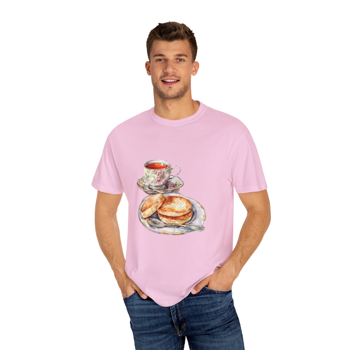 Unisex Garment-Dyed T-shirt - Delicious British Food