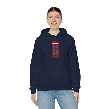 Unisex Heavy Blend™ Hooded Sweatshirt - Iconic British Public Telephone