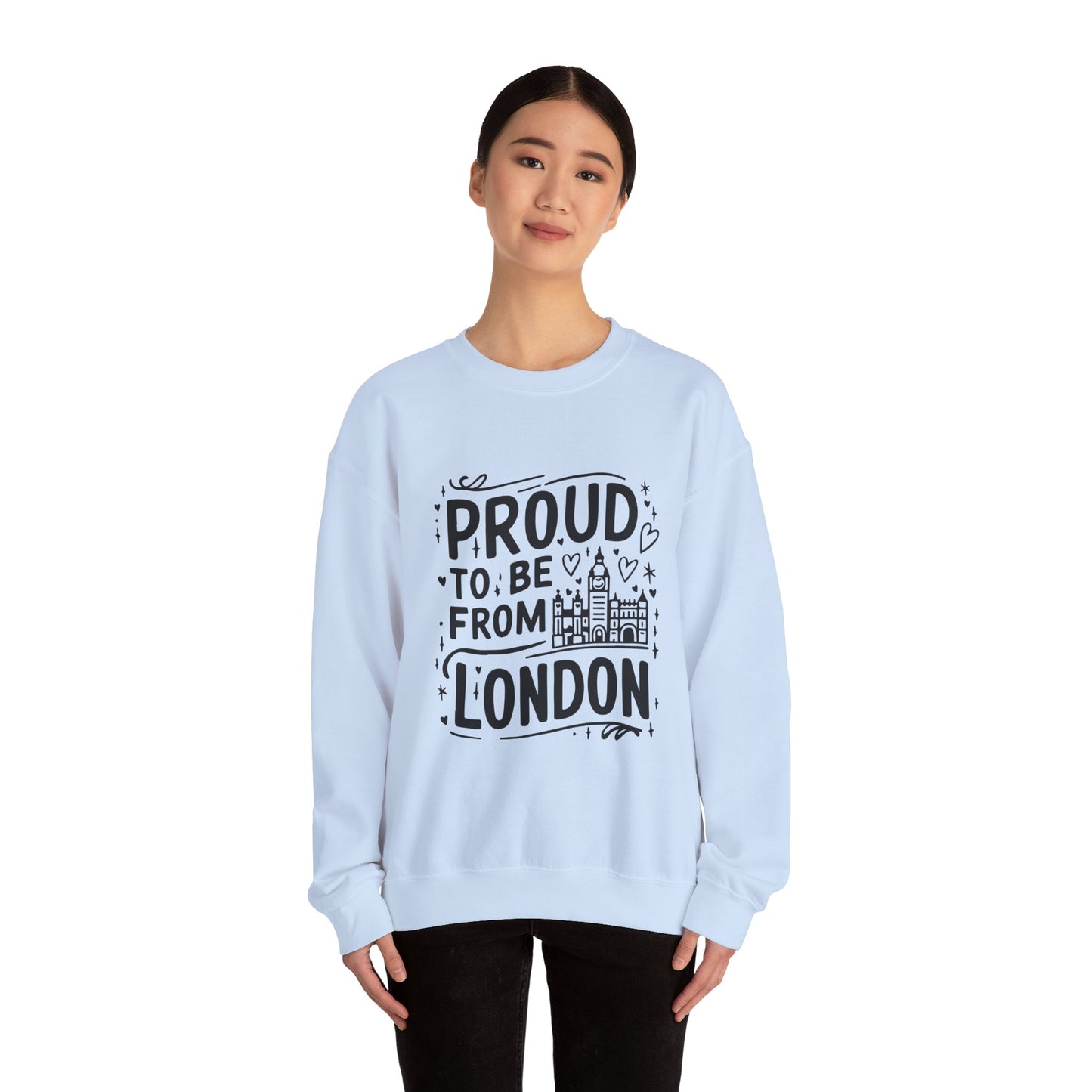Unisex Heavy Blend™ Crewneck Sweatshirt - Proud to be from London