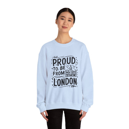 Unisex Heavy Blend™ Crewneck Sweatshirt - Proud to be from London