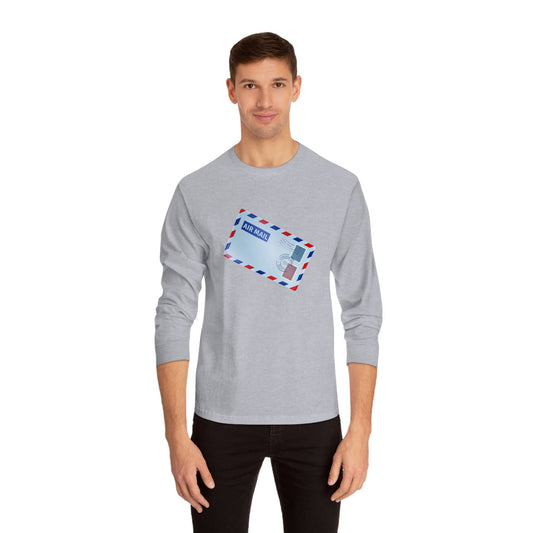 Unisex Classic Long Sleeve T-Shirt - Vintage British Air Mail - Classic Postal