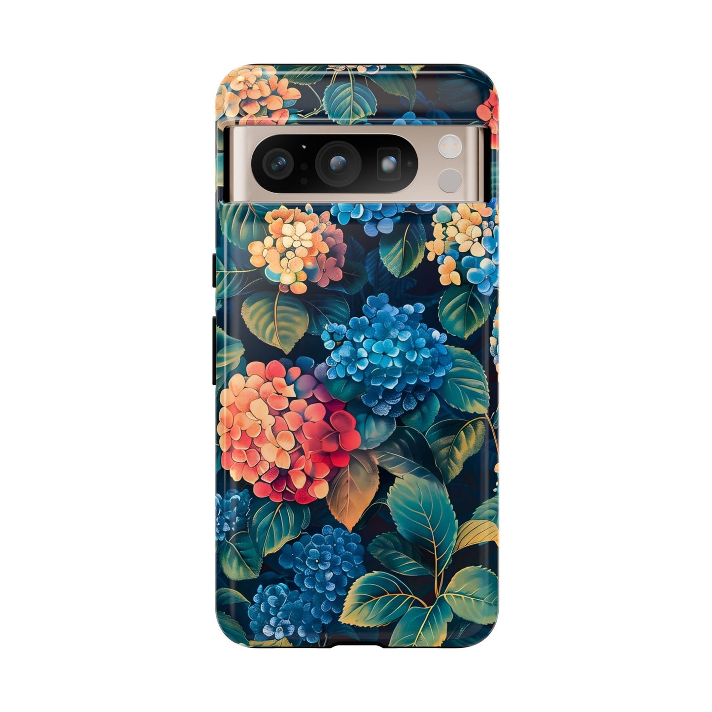 Floral Phone Case, Stylish Tough Case for Gardener Gift, Flower Lover Accessory, Pretty Floral Design, Protective Case