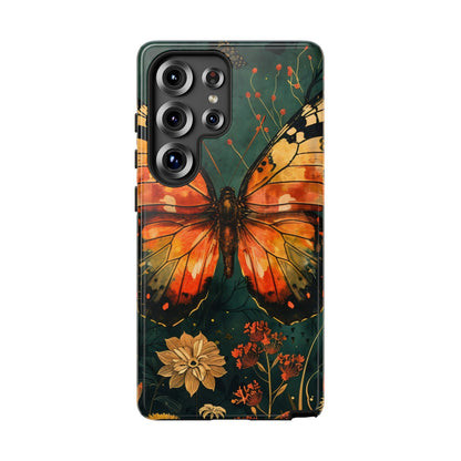 Butterfly Phone Case – Tough Cases for Nature Lovers, Floral Design, Butterfly Art, Unique Gift, Eco-Friendly Protection