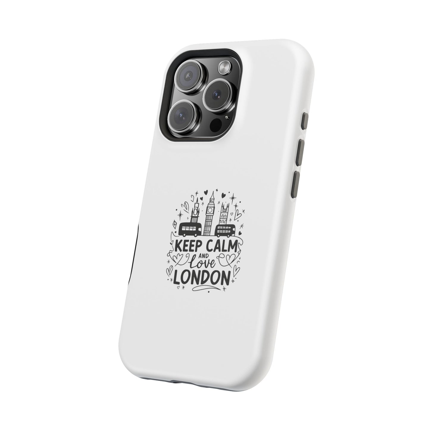 Keep Calm and Love London Magnetic Phone Case