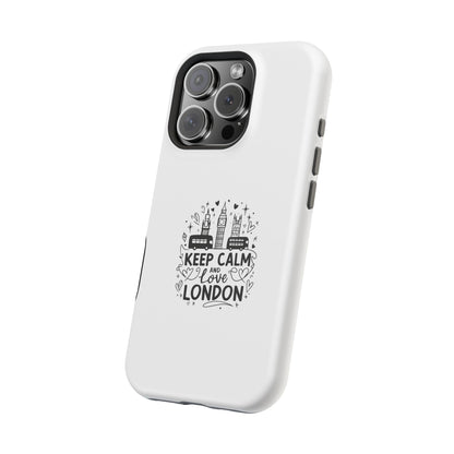 Keep Calm and Love London Magnetic Phone Case