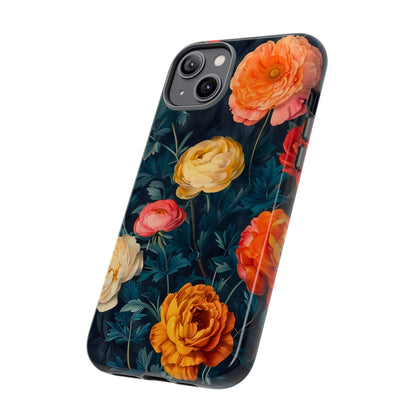 Floral Phone Case, Tough Cases for Phone Protection, Gift for Flower Lovers, Floral Designs, Spring Decor