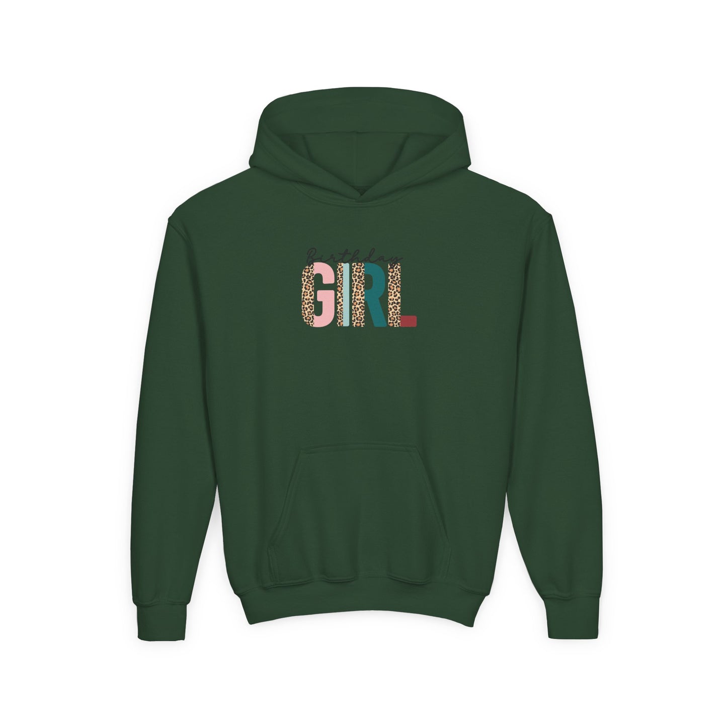 Youth Heavy Blend Hooded Sweatshirt - Fearless GIRL Design