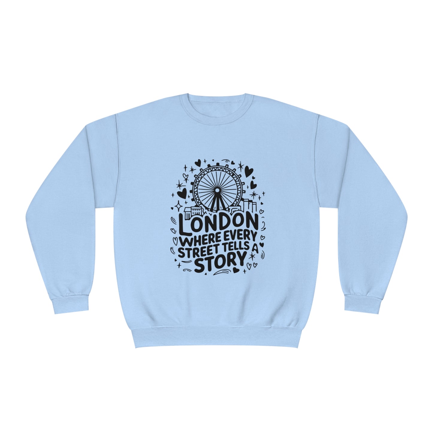 Unisex NuBlend® Crewneck Sweatshirt - London Calm Streets