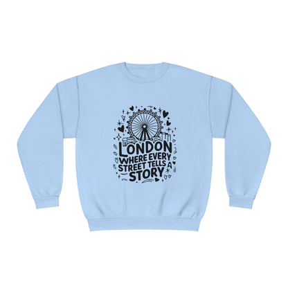 Unisex NuBlend® Crewneck Sweatshirt - London Calm Streets