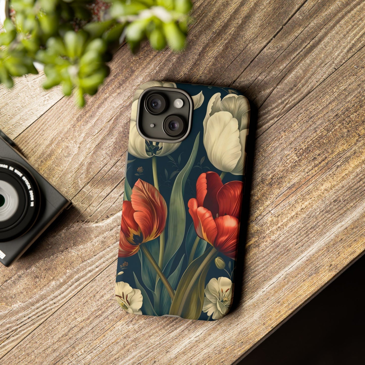 White Flower Tough Cases