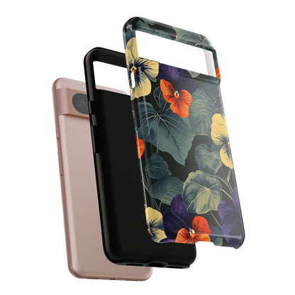 Tough Cases Floral iPhone Case, Tough Phone Cover, Stylish Floral Design, Gift for Her, Summer Vibe, Durable Protective Case