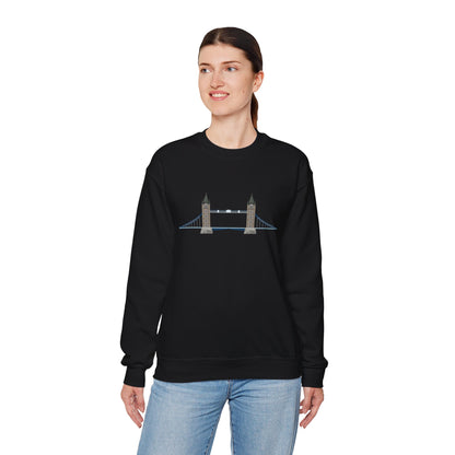 Unisex Heavy Blend™ Crewneck Sweatshirt - Tower Bridge - Iconic London Landmark