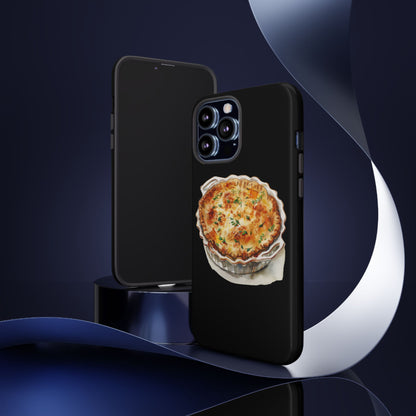 Quiche Phone Case - Funky Kitchen Decor, Foodie Gift, Chef Accessories, Culinary Art, Quirky Phone Cover