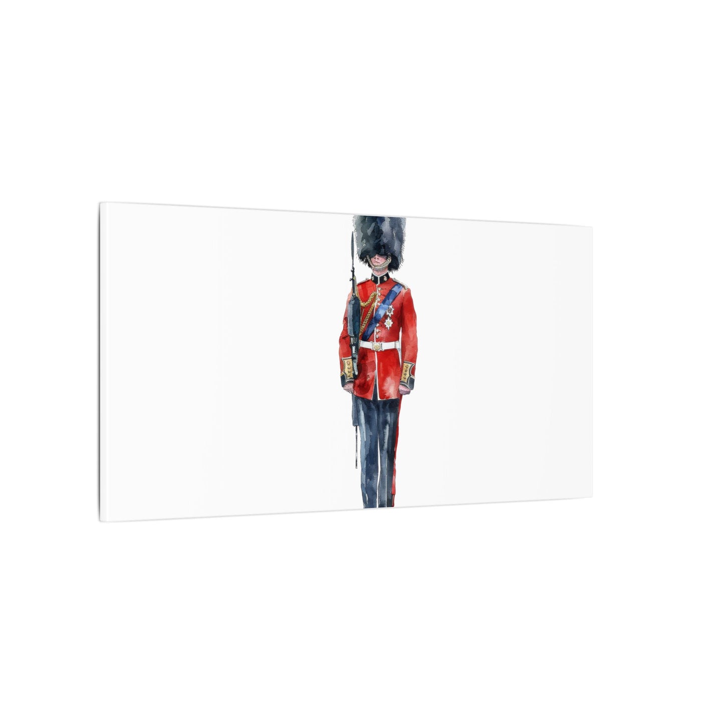 Royal Guard Canvas Art Print, British Soldier Wall Decor, Home Decoration, Gift for History Lovers, Art for Offices, Unique Wall Gallery
