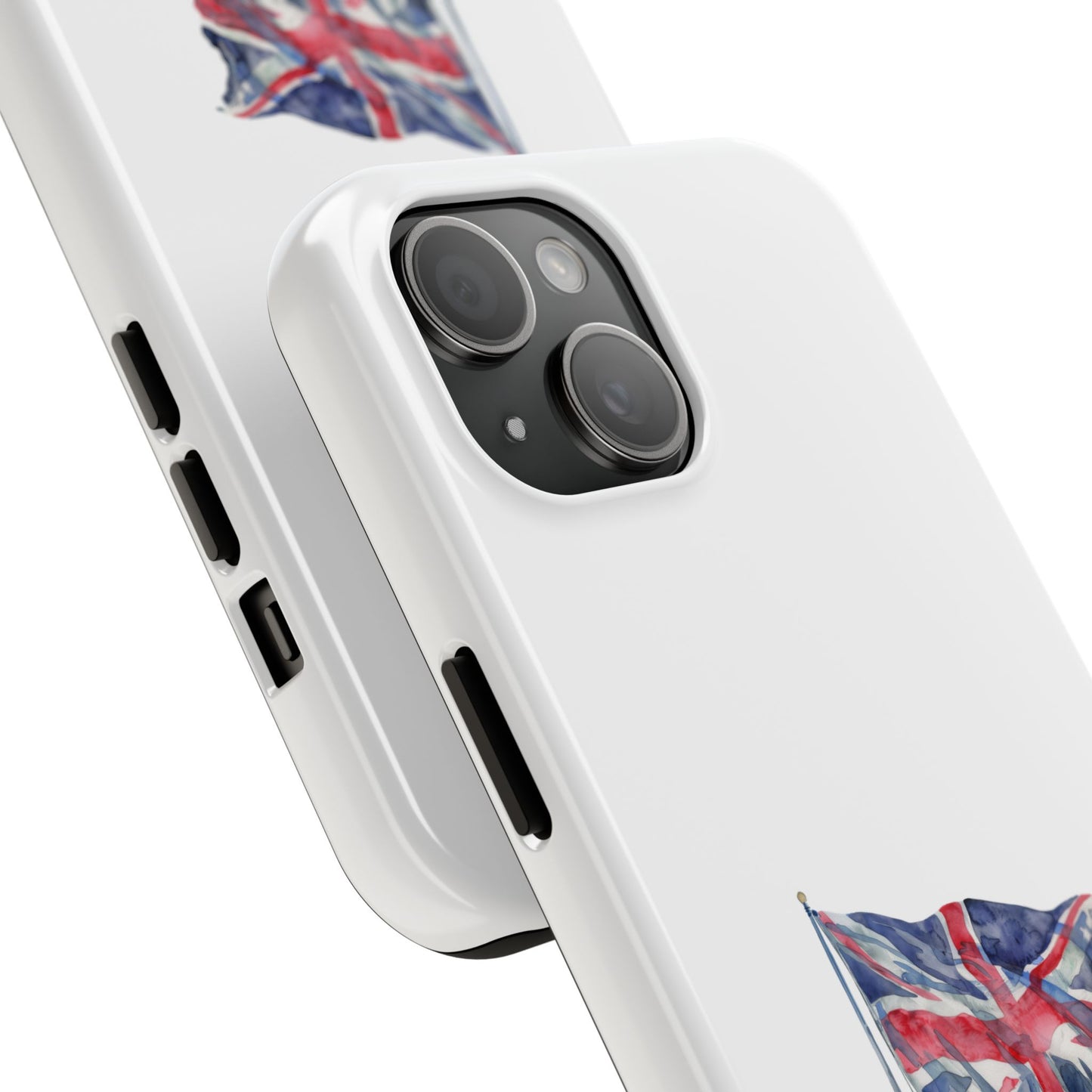 Stylish Tough Phone Case with British Flag Design - Durable & Protective Cover