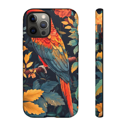 Vibrant Parrot Phone Case - Tough, Stylish, Nature-Inspired, Tropical, Wildlife, Perfect Gift, Summer Vibes