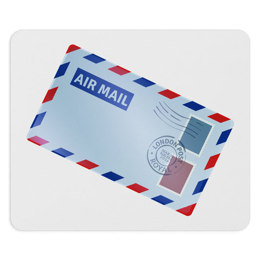 Vintage Airmail Mouse Pad | Retro Desk Accessory, Gamer Gift, Office Decor, Home Office Essentials, Unique Gift Idea