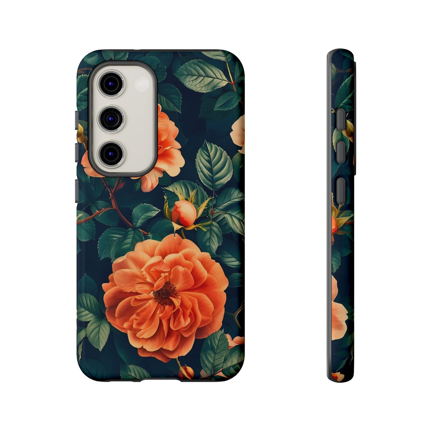Floral Phone Case, Tough Cases for Nature Lovers, Botanical Design, Phone Protection, Gift for Her, Trending Floral Accessories