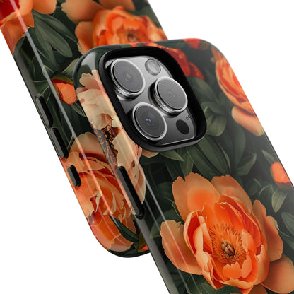 Stylish Floral Phone Case, Tough Cases, Floral Phone Cover, Gift for Her, Spring Accessories, Mother's Day, Phone Protection