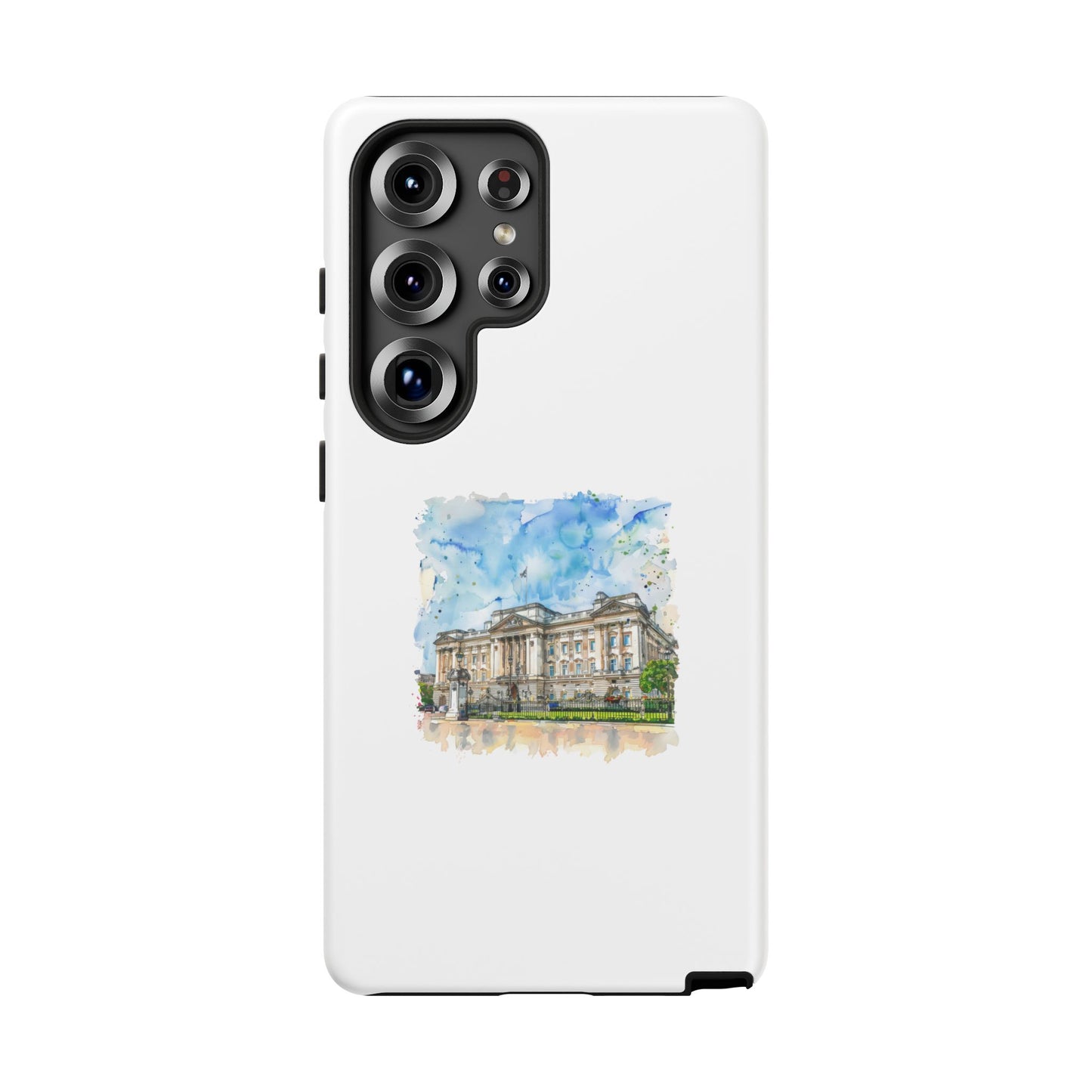 Artistic Phone Case - Watercolor Architecture Design