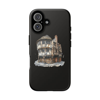 Stylish Phone Case featuring Unique Building Design, Art Lover Gift, Durable Phone Cover, Trendy Gadget Accessory, Unique Gift for Her