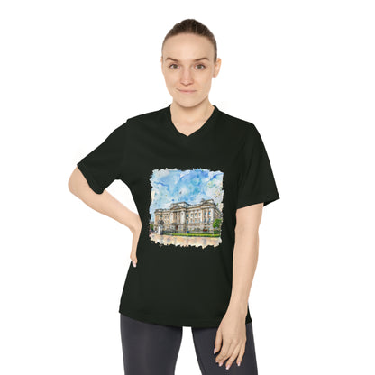 Women's Performance V-Neck T-Shirt - British Nature - Scenic Landscapes and Natural Beauty