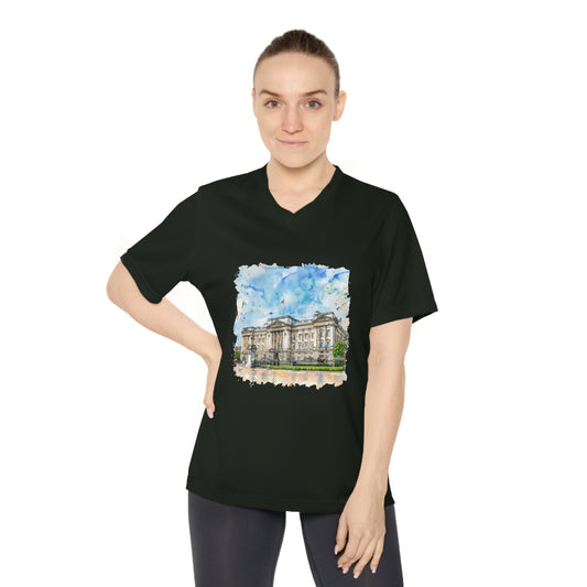 Women's Performance V-Neck T-Shirt - British Nature - Scenic Landscapes and Natural Beauty