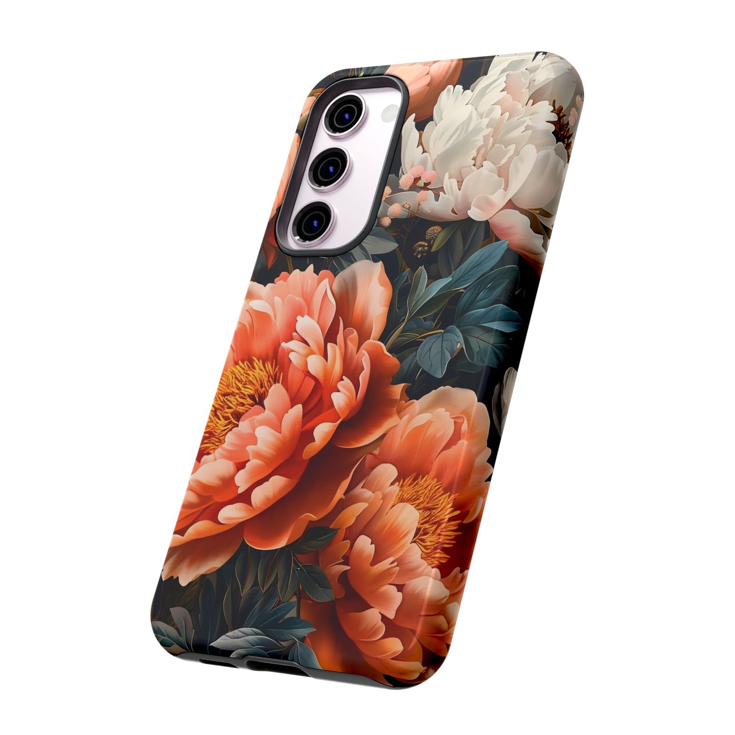 Floral Phone Case - Tough Cases, Durable Cover, Flower Design, Unique Gift, Phone Accessories