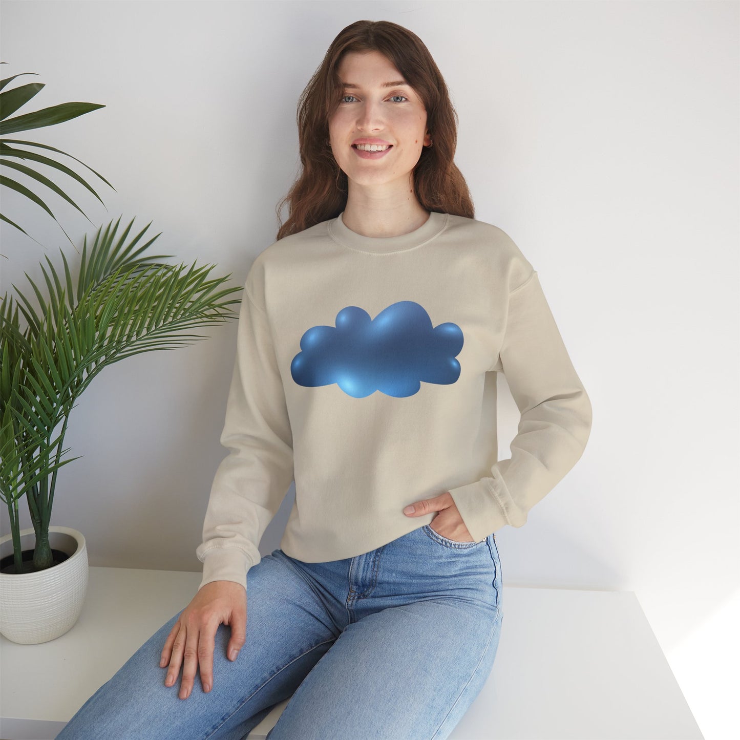 Unisex Heavy Blend™ Crewneck Sweatshirt - Serene Cloudscape