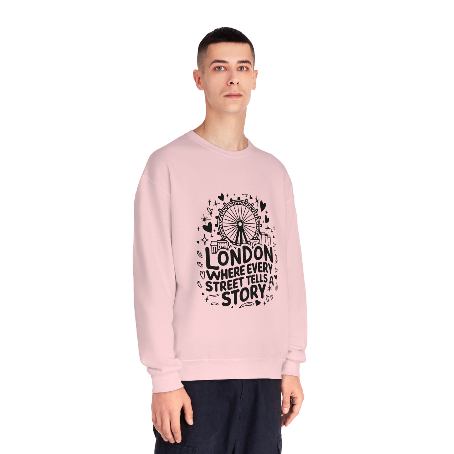 Unisex NuBlend® Crewneck Sweatshirt - London Calm Streets