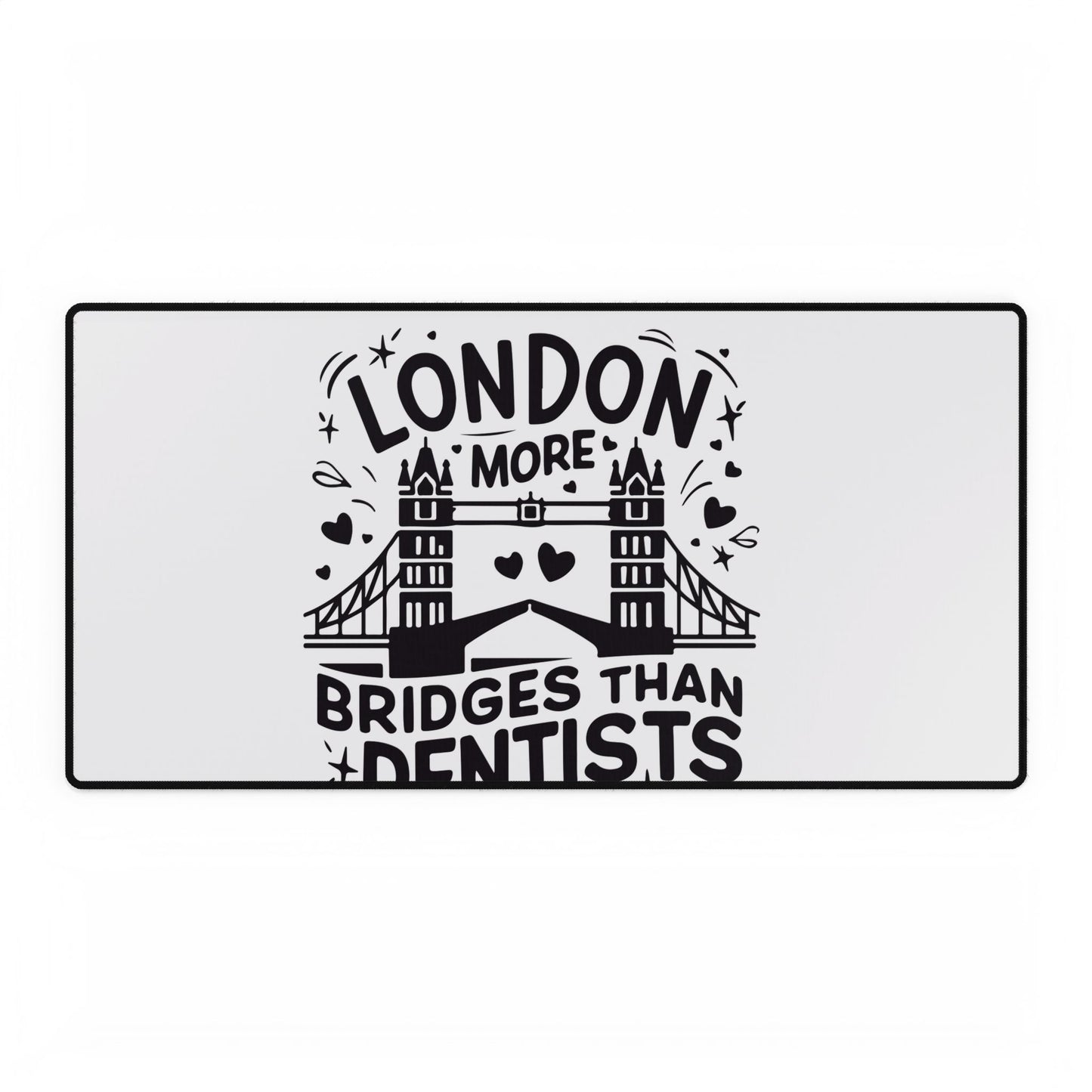 London Desk Mat - Artistic Desk Accessories, Office Decor, Unique Gift, Teacher Supplies, Home Office Essentials