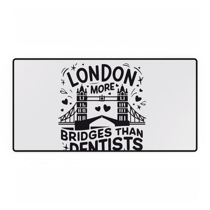 London Desk Mat - Artistic Desk Accessories, Office Decor, Unique Gift, Teacher Supplies, Home Office Essentials