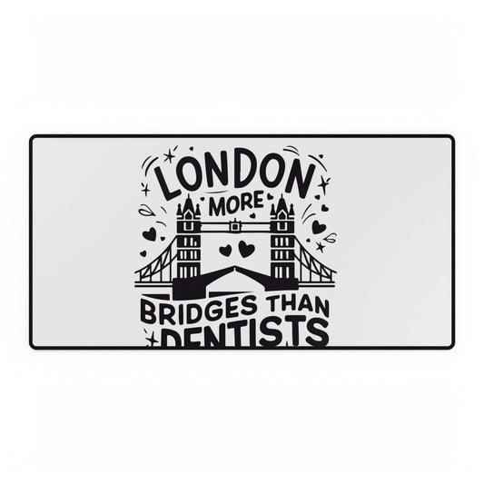 London Desk Mat - Artistic Desk Accessories, Office Decor, Unique Gift, Teacher Supplies, Home Office Essentials