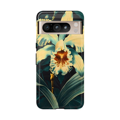 Floral Phone Case - Tough Cases with Orchid Design, Durable Smartphone Cover for Nature Lovers, Floral Gift for Her, Botanical [...]