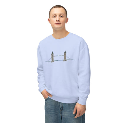 Unisex Lightweight Crewneck Sweatshirt -  London Bridge