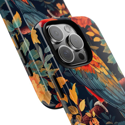 Vibrant Parrot Phone Case - Tough, Stylish, Nature-Inspired, Tropical, Wildlife, Perfect Gift, Summer Vibes