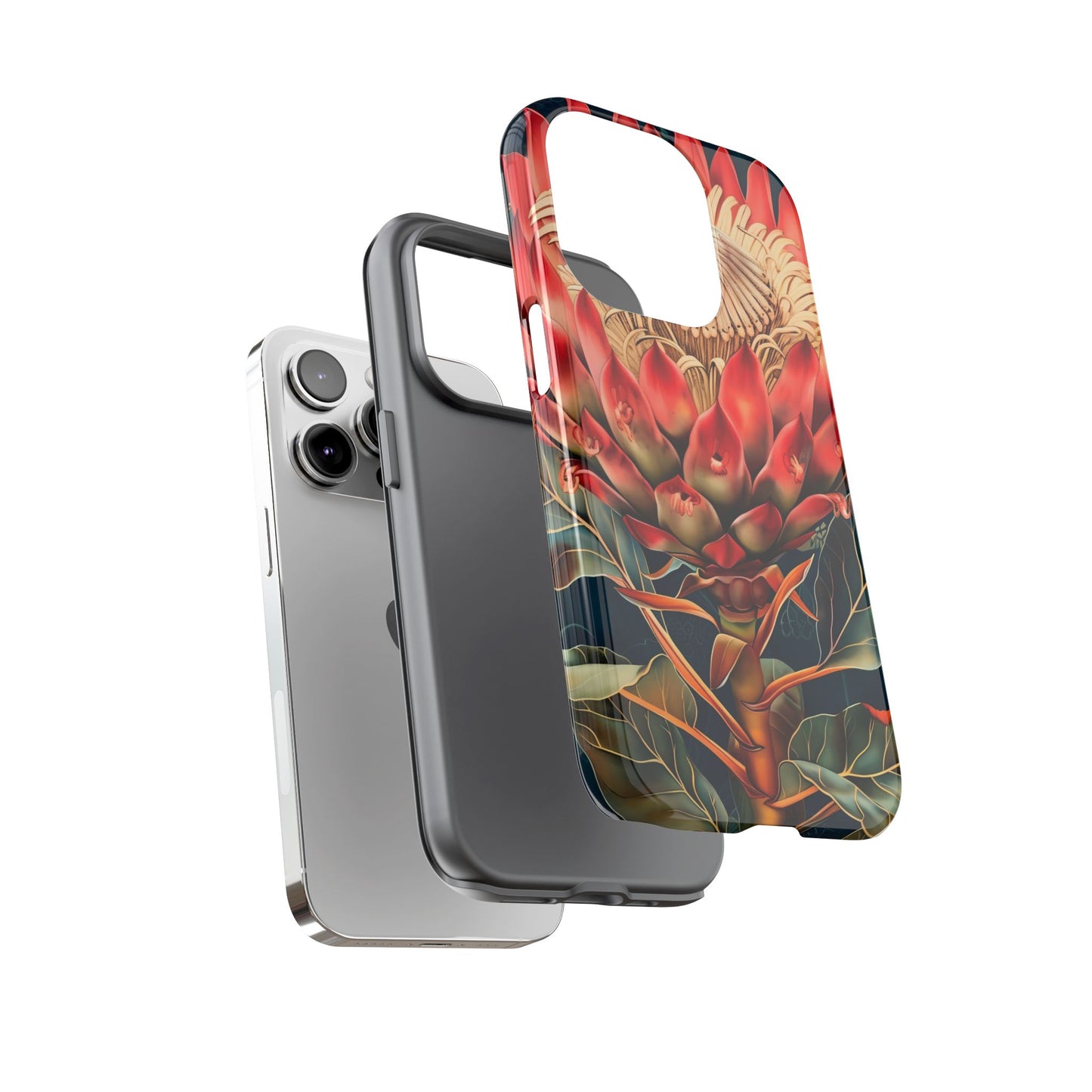 Tough Cases: Vibrant Floral Phone Case, Tough Phone Covers, Floral Art Cases, Nature Design Accessories, Gift for Nature Lovers