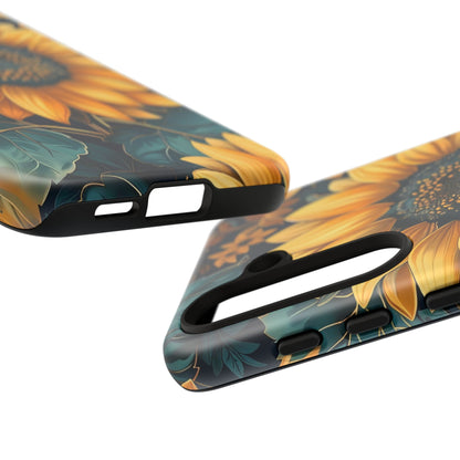 Sunflower Phone Case - Bright Floral Design, Stylish Tough Cover for Sunflower Lovers, Gift for Plant Enthusiasts, Mom Gift, Nature Lovers
