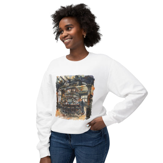 Unisex Lightweight Crewneck Sweatshirt - Pints and Stories - Life at a British Pub