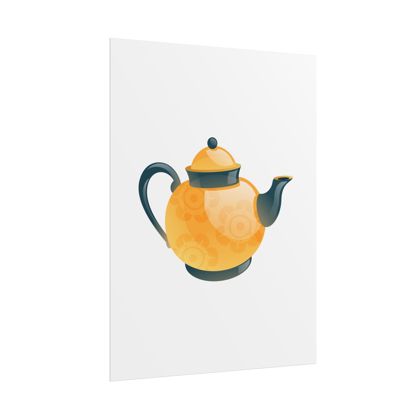 Vintage Tea Pot Rolled Posters