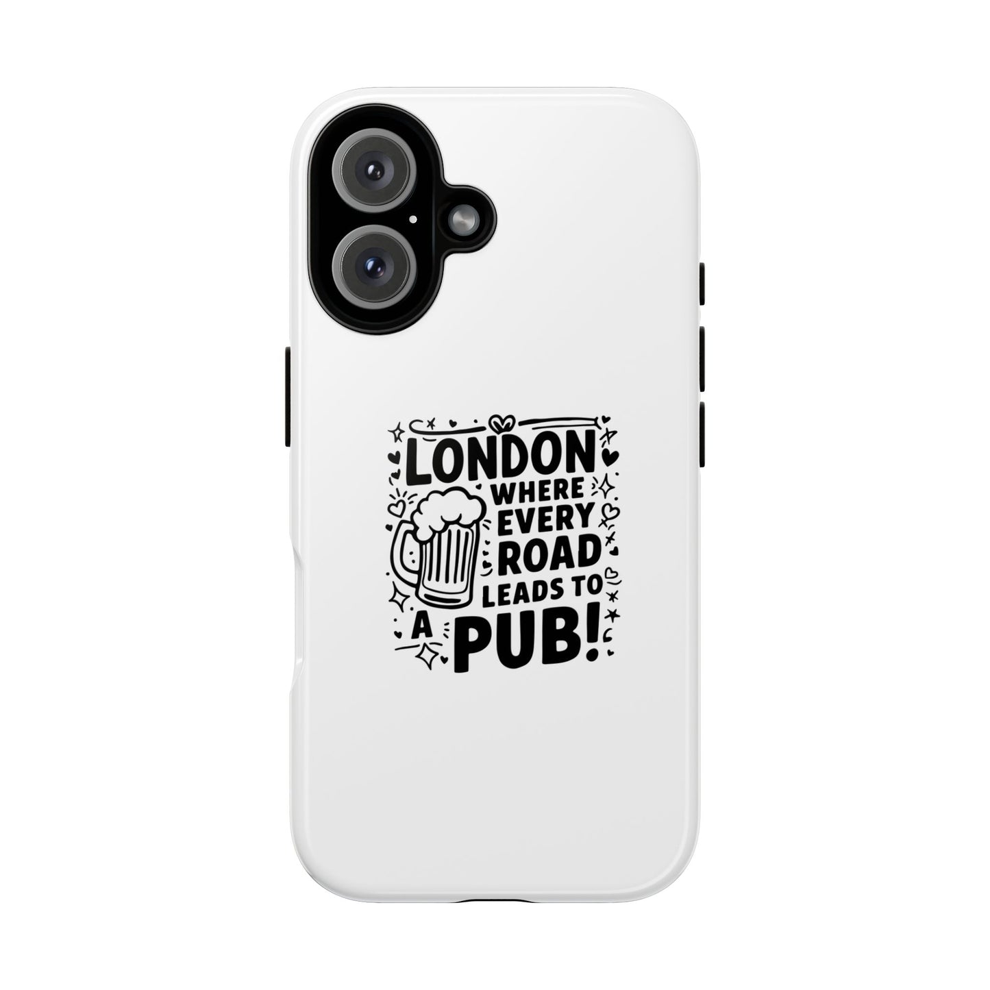 London Pub-Themed Phone Case - Where Every Road Leads to a Pub!