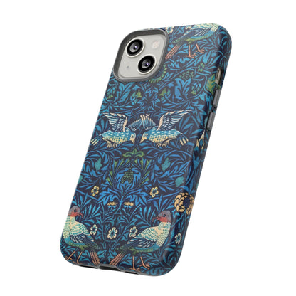 Elegant Bird Pattern Phone Case | Nature Lover Gift, Stylish Mobile Cover, Floral Design, Eco-Friendly, Unique Cell Phone Protector