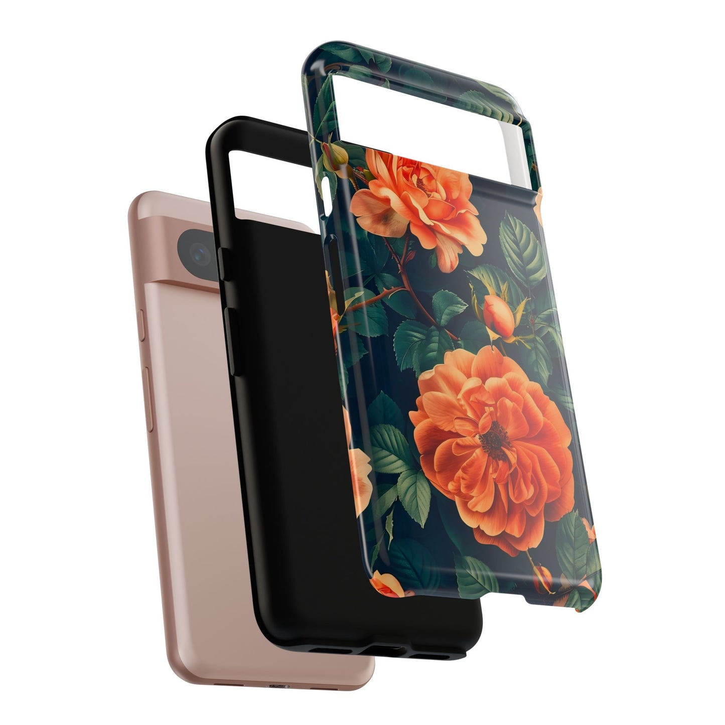 Floral Phone Case, Tough Cases for Nature Lovers, Botanical Design, Phone Protection, Gift for Her, Trending Floral Accessories