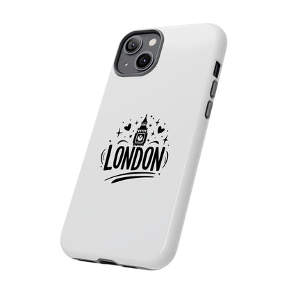 Stylish Phone Case for London Lovers, London Gift, Travel Accessory, Unique Smartphone Case, Cityscape Phone Cover