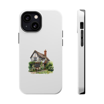 Magnetic Phone Cases, Whimsical Cottage Design, Unique Gift, Phone Accessory, Artful Cases for Nature Lovers, Customized Options